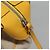 Bolso de mano Gancini de lona amarilla y plata de Salvatore Ferragamo Auth 128676 Amarillo - vista 14