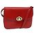 Céline Borsa a Spalla CELINE in Pelle Rossa Dorata Auth yk18689 Rosso D'oro