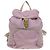 Zaino PRADA in nylon rosa argento Auth fm4758 - vista 13