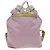 Zaino PRADA in nylon rosa argento Auth fm4758 - vista 2