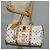 LOUIS VUITTON Keepall 45 Tasche Monogram Multicolor Weiß M92641 LV Auth 126488V - Ansicht 25