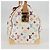 LOUIS VUITTON Keepall 45 Tasche Monogram Multicolor Weiß M92641 LV Auth 126488V - Ansicht 3
