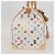 LOUIS VUITTON Keepall 45 Tasche Monogram Multicolor Weiß M92641 LV Auth 126488V - Ansicht 4