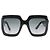 GUCCI - Occhiali da sole Gucci in plastica nera Nero - vista 2