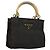 PRADA Borsa a mano in nylon nero e oro Auth bs27856 D'oro