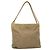 PRADA Tote Bag aus Nylon Beige Silber Authentisch bs27846