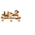 HERMÈS - Hermès Christmas Carriage Brooch in Gold Metal Golden  - view 3