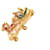 HERMÈS - Hermès Christmas Carriage Brooch in Gold Metal Golden  - view 4