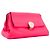 CHLOÉ - Borsa a spalla Chloé Penélope in pelle rosa liscia - vista 3