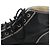 CHANEL - Sneakers alte Chanel CC in pelle nera (taglia 38,5) Nero - vista 5