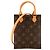 LOUIS VUITTON - Bolsa de ombro Cabas Plat PM Louis Vuitton em lona monogramada Marrom