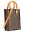 LOUIS VUITTON - Bolsa de ombro Cabas Plat PM Louis Vuitton em lona monogramada Marrom - vista 2