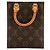 LOUIS VUITTON - Bolsa de ombro Cabas Plat PM Louis Vuitton em lona monogramada Marrom - vista 3