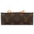 LOUIS VUITTON - Bolsa de ombro Cabas Plat PM Louis Vuitton em lona monogramada Marrom - vista 4