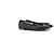 Céline CELINE - Ballerine in pelle nera Celine Triomphe con glitter (T39) Nero