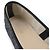 Céline CELINE - Ballerine in pelle nera Celine Triomphe con glitter (T39) Nero - vista 11