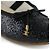 Céline CELINE - Ballerine in pelle nera Celine Triomphe con glitter (T39) Nero - vista 6