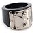 LOUIS VUITTON - Anello Lock Me Louis Vuitton in plastica nera (M) Nero - vista 3