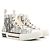 DIOR - B23 Dior High-Top-Sneaker aus schrägem Canvas (T40.5) Weiß