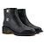 CHANEL - Stivaletti Chanel CC in pelle nera (taglia 37) Nero
