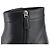 CHANEL - Stivaletti Chanel CC in pelle nera (taglia 37) Nero - vista 5