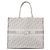 DIOR - Große Dior Book Tote Tasche aus grauem Dior Oblique Canvas
