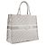 DIOR - Große Dior Book Tote Tasche aus grauem Dior Oblique Canvas - Ansicht 2
