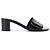 HERMÈS - Visualizza le sandali con tacco Hermès in pelle verniciata nera (T37) Nero - vista 2