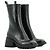 CHLOÉ - Botines de goma negros Betty Chloé (talla 36)