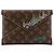 LOUIS VUITTON - Pochette Kirigami GM di Louis Vuitton a Milano 2019 in tela monogrammata Marrone