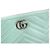 GUCCI - Pochette Gucci GG Marmont in pelle chevron blu pastello - vista 4