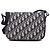 DIOR - Borsa Messenger Dior in tela obliqua Dior Blu - vista 3