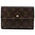 LOUIS VUITTON - Cartera Trésor Louis Vuitton en lona monogramada Castaño