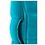 BOTTEGA VENETA - Borsa a spalla Chain Cassette in suede blu turchese - vista 5