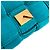 BOTTEGA VENETA - Borsa a spalla Chain Cassette in suede blu turchese - vista 7