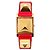 HERMÈS - Médor PM Hermès Uhr aus rotem Leder