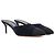 CHANEL - Mules in suede blu navy con tacco di Chanel (taglia 38,5)
