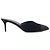 CHANEL - Mules in suede blu navy con tacco di Chanel (taglia 38,5) - vista 2