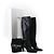 Céline CELINE - Botas de tacón Celine en cuero negro (T37) - vista 8