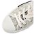 DIOR - B23 Dior Sneakers aus grauem schrägem Canvas (Größe 38,5) Weiß - Ansicht 4