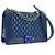 CHANEL - Borsa a spalla Chanel Boy in pelle verniciata blu - vista 2