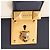 GUCCI - Borsa a spalla Cat Lock Gucci in pelle decorata con ricami Multicolore - vista 6