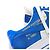 LOUIS VUITTON - Sneakers Air Force One Louis Vuitton x Nike in pelle bianca e blu (T41) - vista 7