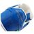 LOUIS VUITTON - Sneakers Air Force One Louis Vuitton x Nike in pelle bianca e blu (T41) - vista 9