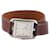 HERMÈS - Cape Cod Hermès Uhr aus braunem Leder Silber  - Ansicht 3