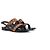 HERMÈS - Sandali Hermès Adélaïde in pelle nera e marrone (taglia 37)