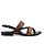 HERMÈS - Sandali Hermès Adélaïde in pelle nera e marrone (taglia 37) - vista 2