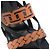 HERMÈS - Sandali Hermès Adélaïde in pelle nera e marrone (taglia 37) - vista 4