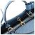 LOUIS VUITTON - Borsa Louis Vuitton Montaigne PM in pelle empreinte blu - vista 7