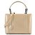 DIOR - Borsa a spalla Lady Perla Dior in pelle verniciata beige
